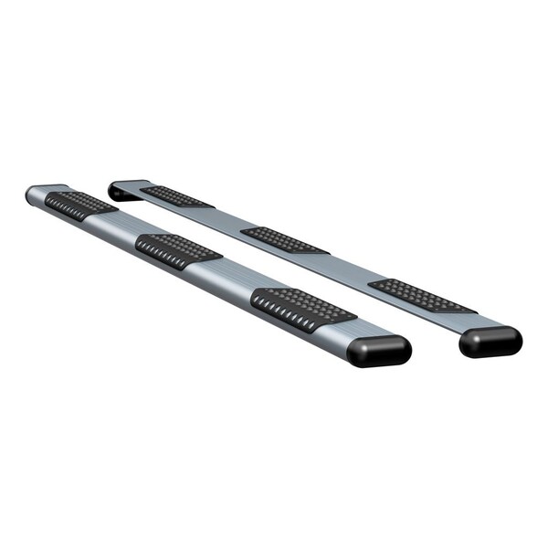 O-MEGA II 6IN OVAL STEPS SILVER POWDER COAT